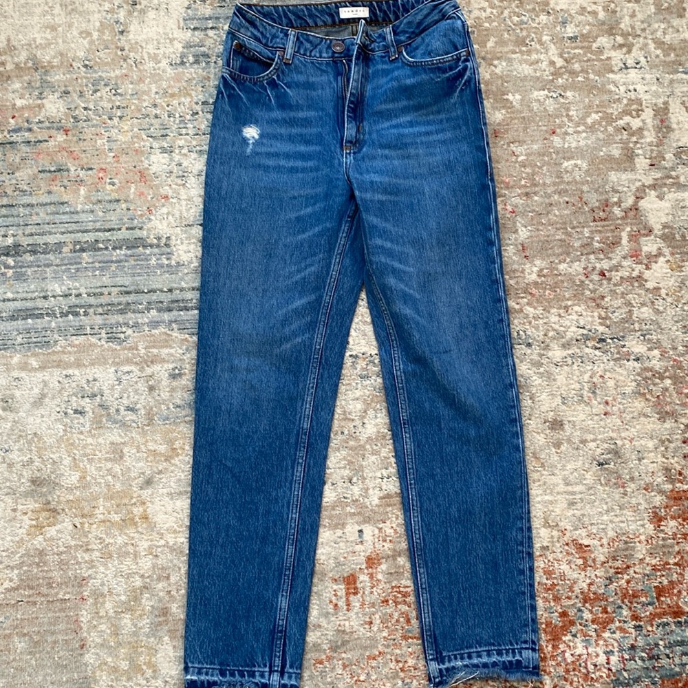 Sandro High-Waisted Jeans